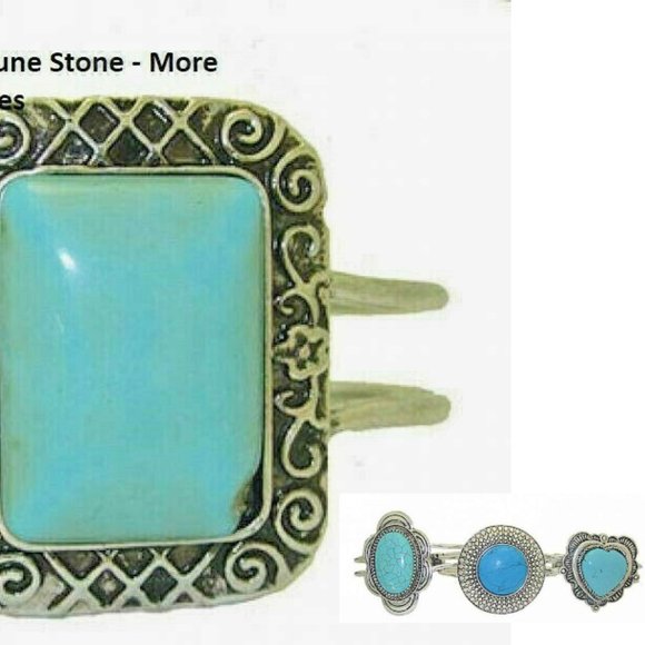 Bangle turquoise stone bracelet choice NWT - Picture 3 of 3